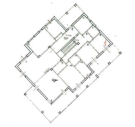 Villa, via del Ghiandaio, Murata