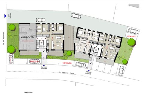 Appartamento N.2 piano terra 115mq - Via del Meridiano