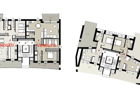 Appartamento N.10 primo piano 53 mq - Via del Meridiano (copy)